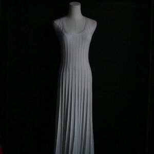Wilfred | NWOT Pleated Sleeveless Dress in Off-White/Cream